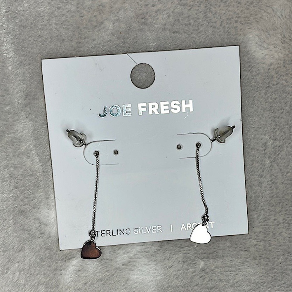 heart dangle earings from Joe Fresh
